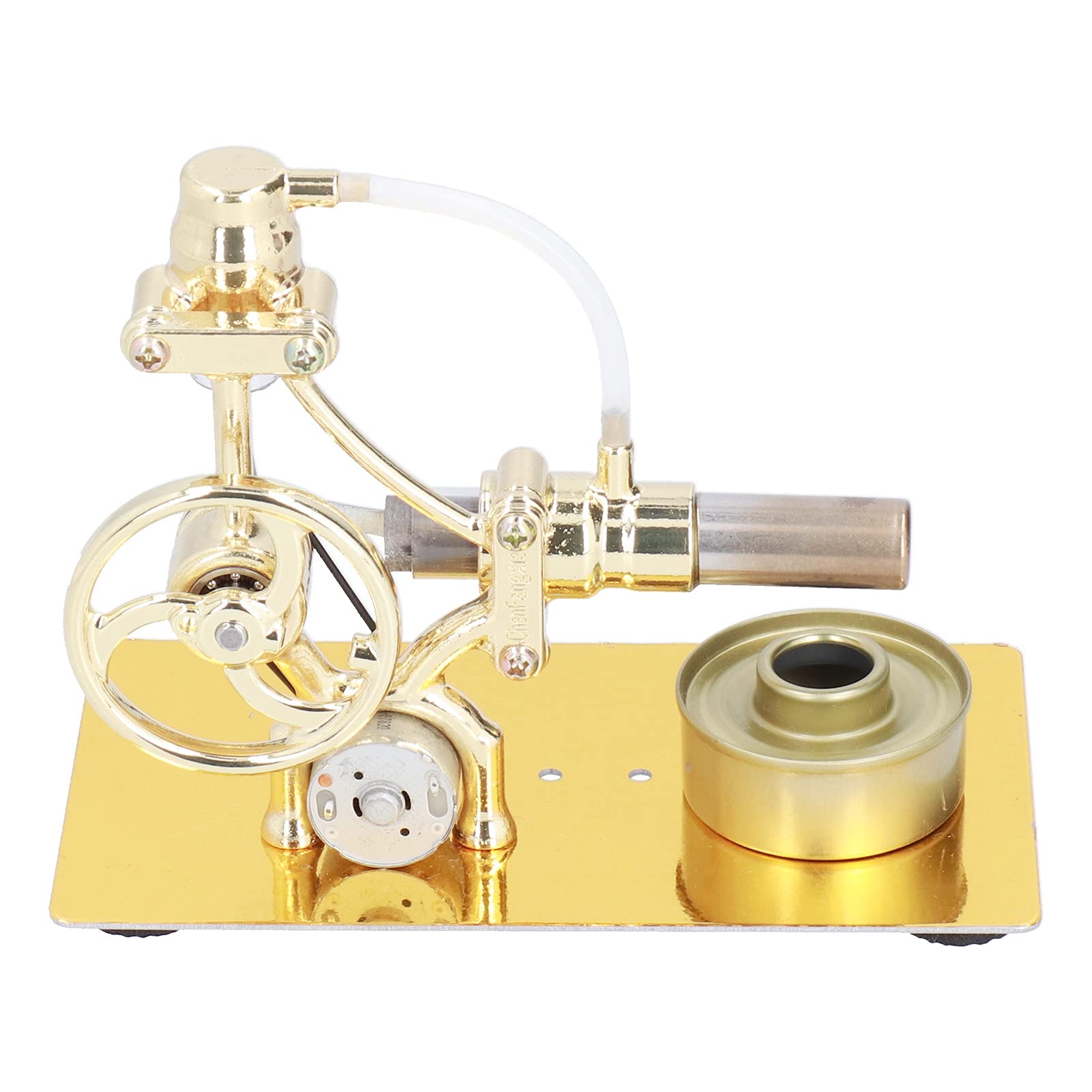 Motore Stirling con Lampadina LED, 16x8,8cm, per Modelli Educativi