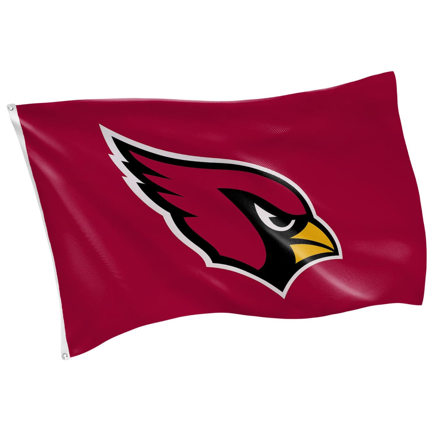 NFL Arizona Cardinals 3 x 5 Outdoor Durable House Flag with Grommets | Sport Team Flag & Banner | Indoor Wall Decor Flag for Room | Works with Flag Poles for Outside House