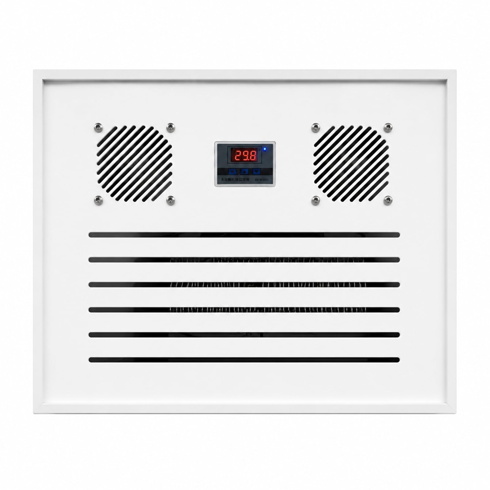 RKXKJ Ventilated Electrical Panel Cover, With Dual Cooling Fans & Digital Thermostat, Thickness 6cm, Auto Start-stop Heat Dissipation, For Router/network Cabinet, Easy Installation 44.8 * 35cm