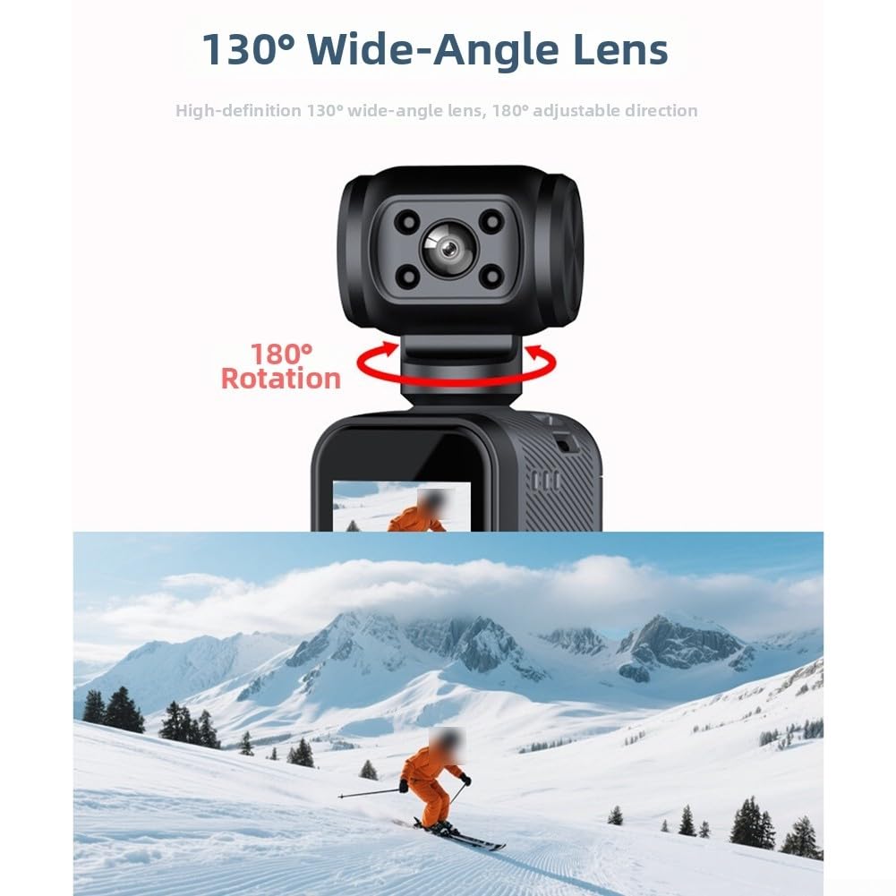 Action Camera 4K per Ultra Subacquea Sport Cam con WiFi Remote per Nuoto Surf Bike Mount Nero