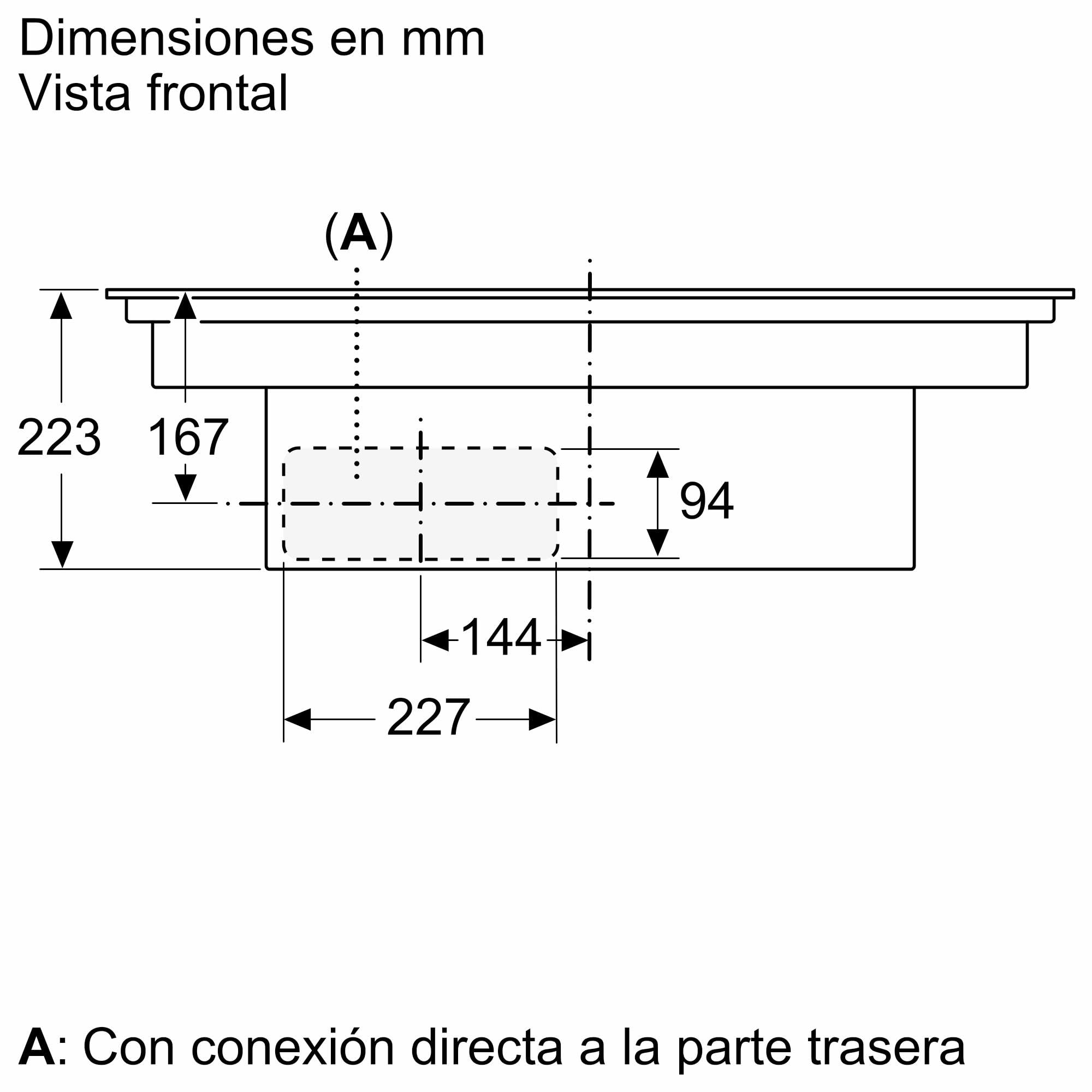Balay, Placa de Inducción con extractor integrado, negro mate, 3EBC989MH