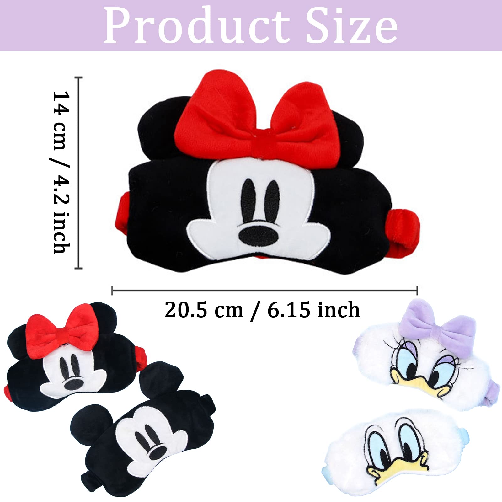 5 Pack Leuke Dier Grappig Slaap Oogmasker voor Slapen Kat Hond Zachte Pluche Blinddoek Slaap Maskers Ooghoes Ooghoes Voor Kids Meisjes Mannen Vrouwen Vliegtuig Reizen Nap Nachtslapen
