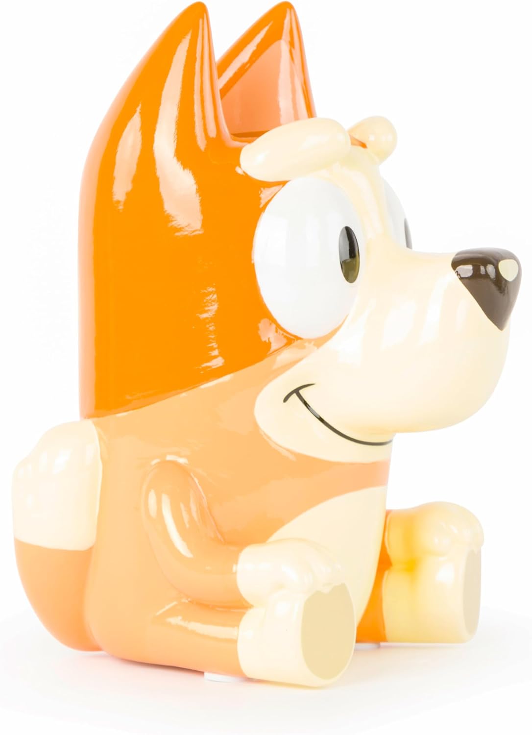 Jay Franco Bluey Bingo Ceramic Piggy Bank - Kids Room Decor & Coin Bank - Children's Learning Resource