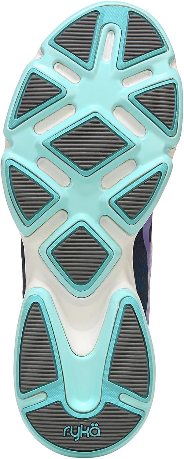 Ryka Women's Devotion Plus 2 Walking Shoe 10 Wide Blue Turquoise