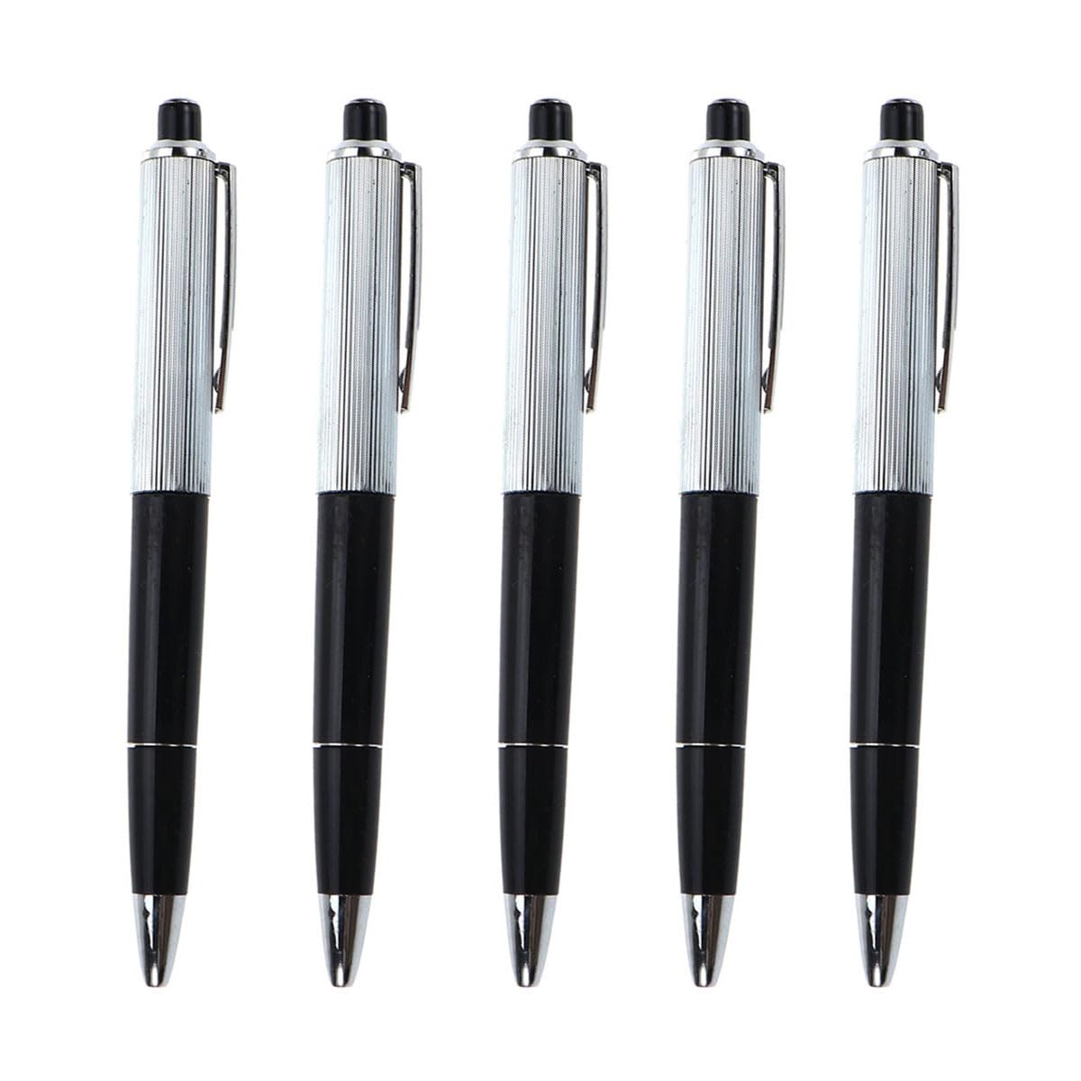 NUOBESTY 5Pcs Electric Shocking Shocking Pen- Fun Prank Trick Toys Trick Prank Gag Gadget for Fool's Day Halloween Funny Game Office & School Students Funny Novelty Gadget