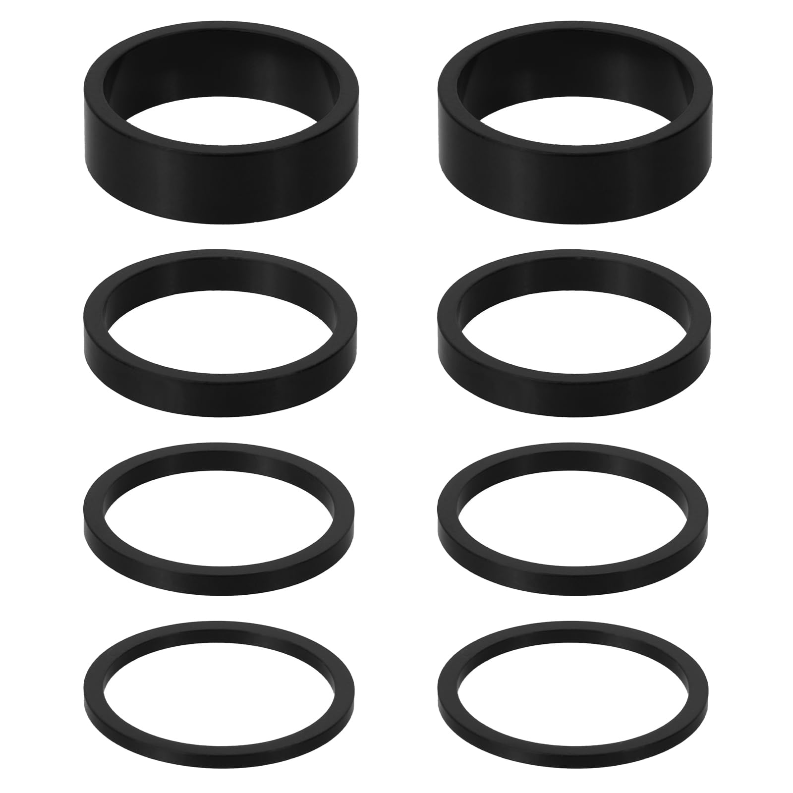 2/3/5/10mm 18 Pcs Headset Spacer for Bicycle MTB Parts Alloy Bicycle Fork Steerer Headset Spacers Bike Handlebar Stem Spacers