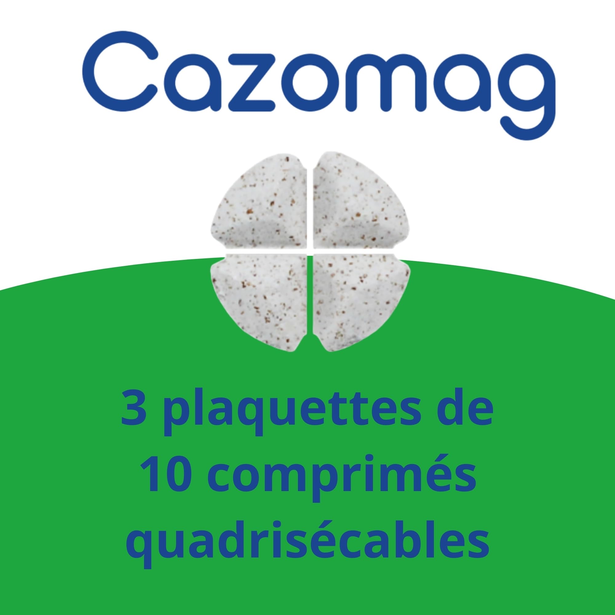 Cazomag 90 - Aliment complémentaire apaisant Chien & Chat - Ingrédients Naturels pour Favoriser Le Calme - Soutien en périodes Difficiles: Voyage, Bruit, Solitude - 30 comprimés appétents - Anidev