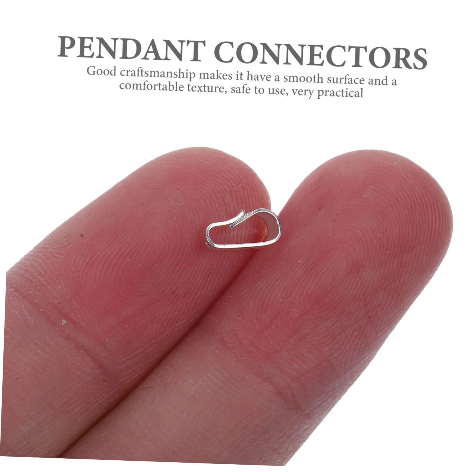 Tofficu 4 Juegos Hebilla Colgante Collar Más Cerca Corchete Anillos Accesorios Manualidades Joyas Plata Conector De Cadena De Cierres Gancho De Seguridad Silver 10 Uds * 4