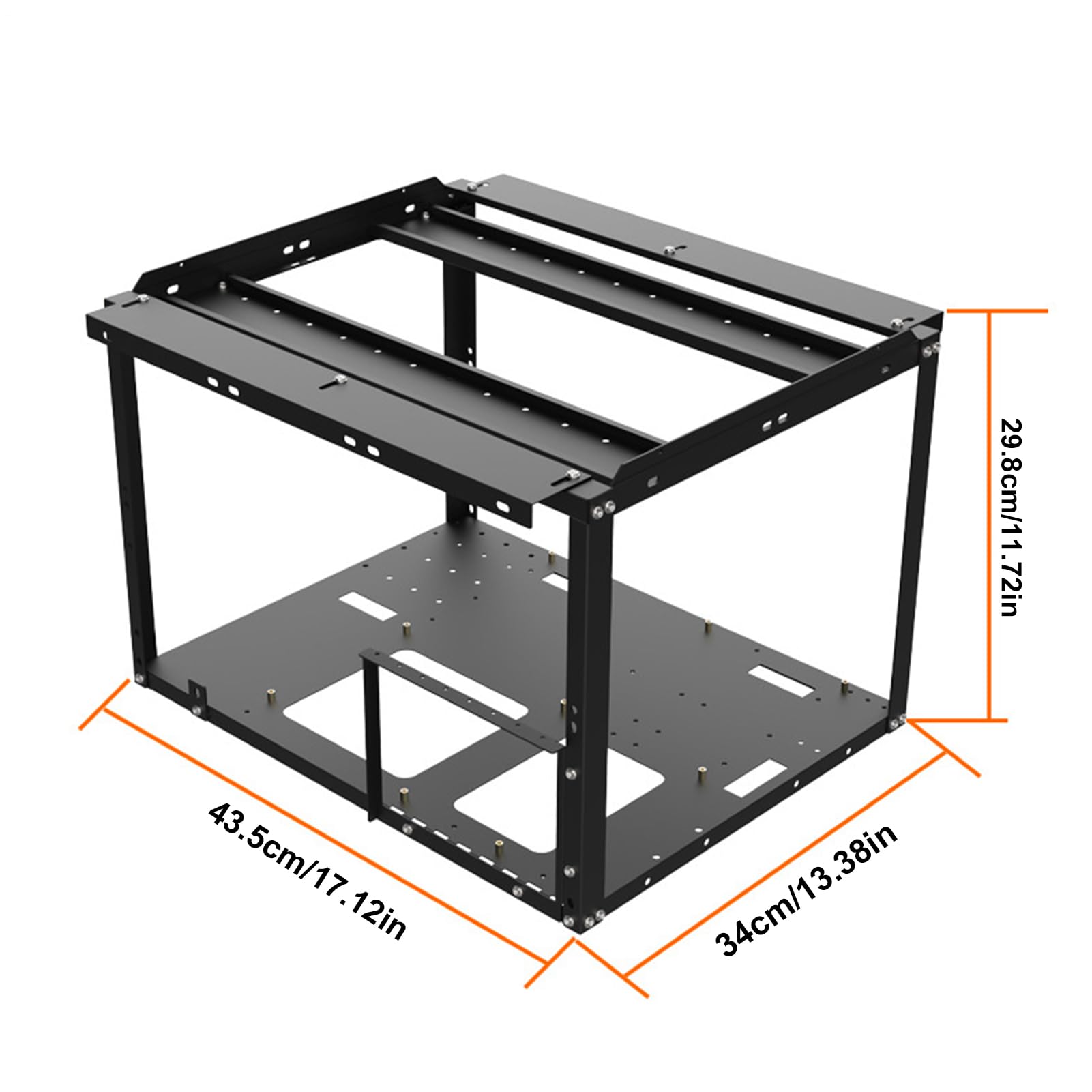 Aprire Case PC: Del Banco Di Prova Fai Da Te Per Hardware Blockchain | Scaffale Da Scrivania Con Supporto GPU Multipla | Amichevole Per Il Raffreddamento Avanzato Per Componenti Mine