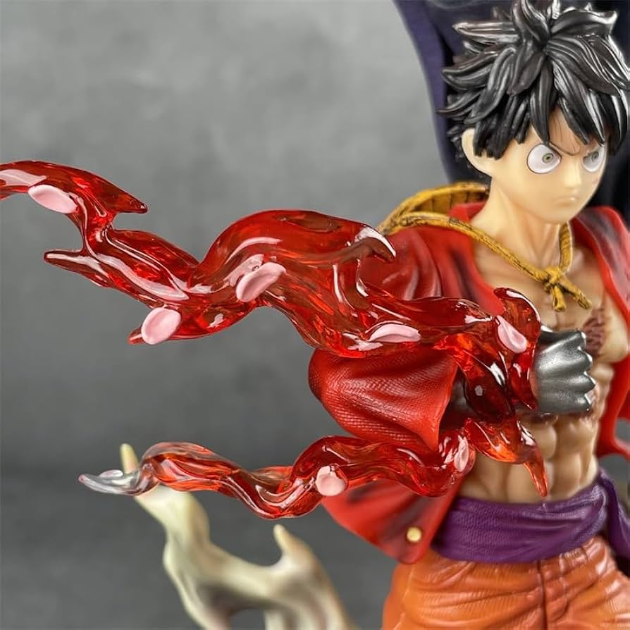 Amazon.co.jp: ワンピース共鳴流桜が歩くルフィ27センチアニメ彫刻pvc