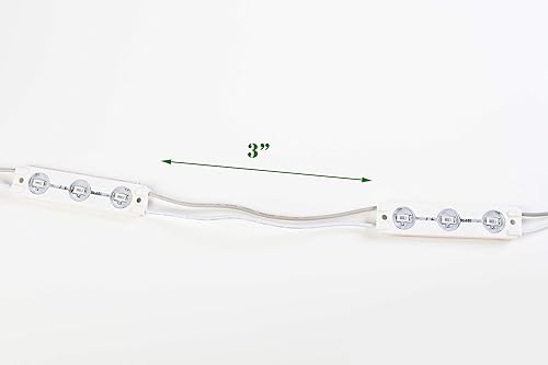 Miniatura 8 de módulo rojo de la luz de las ventanas LED del escaparate de los 40ft con el adaptador de corriente CA de la UL 12v