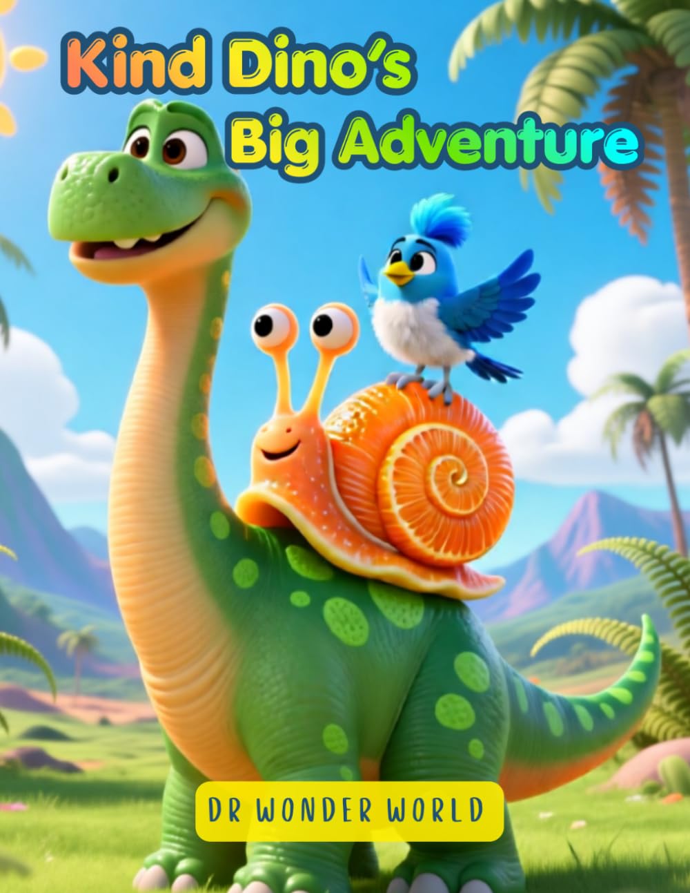 Kind Dino’s Big Adventure: A 2-Minute Bedtime Story About Kindness and Friendship for Kids; Kindness Story for Kids (2 Minute Bedtime Stories for Kids (1-5))