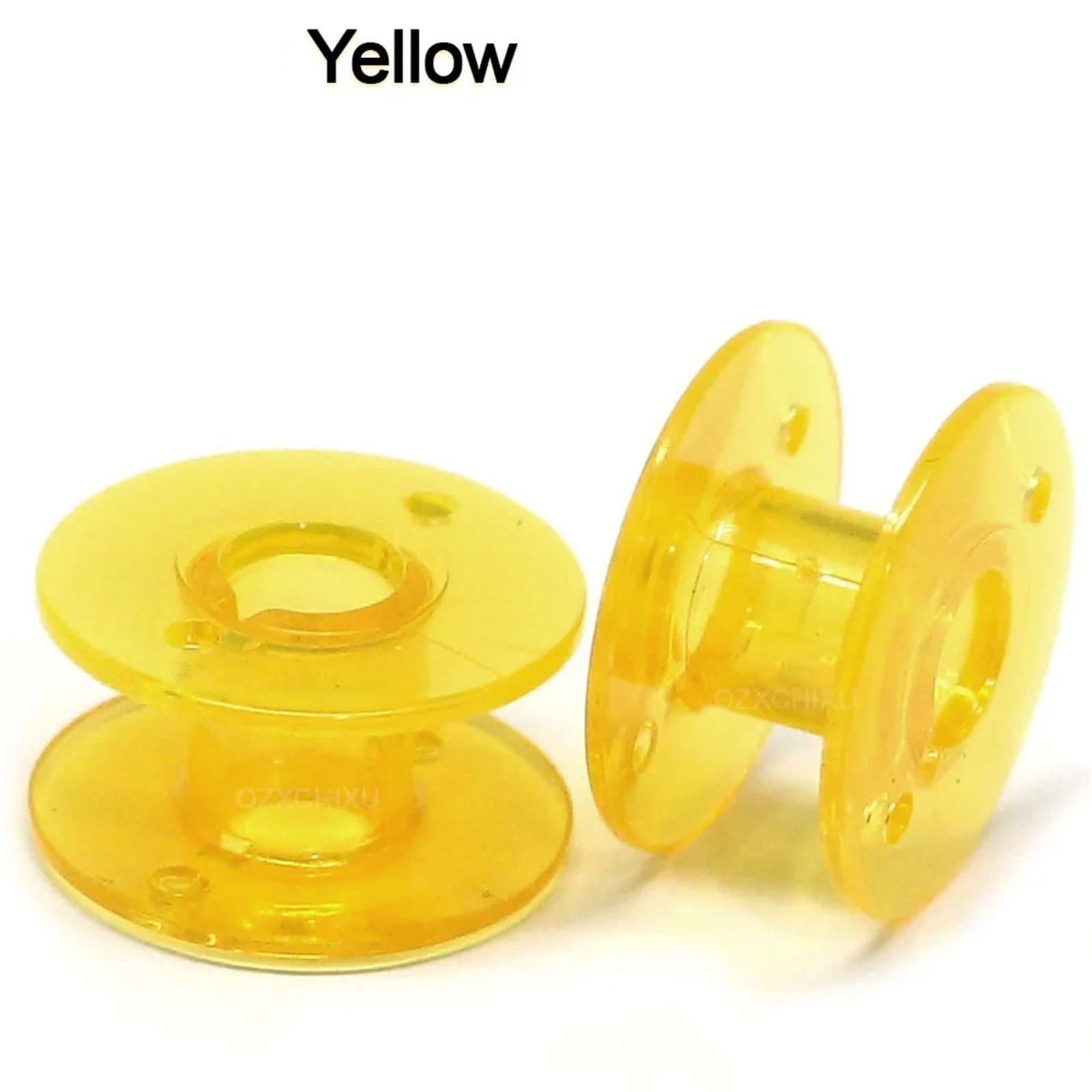 Plastikowe szpulki do nici, 500 szt. Plastikowych szpulek klasy 15 Multicolor X52800150 do akcesoriów szycia(Yellow)