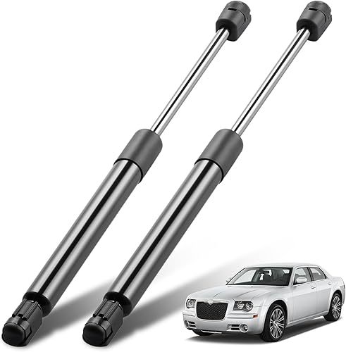 BDFHYK PM1008 Soportes de elevación de capó de 31.5 cm/347 N (12.4 pulg/77.97 lb) con resorte de gas para capó de coche Compatible con Chrysler 300