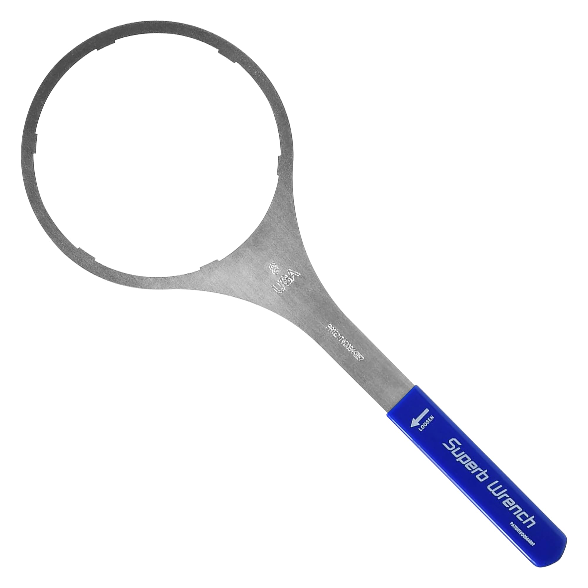 Superb Wrench SPBW-8 Metal Water Filter Housing Wrench for 20-Inch Big Blue Whole House Water Filters