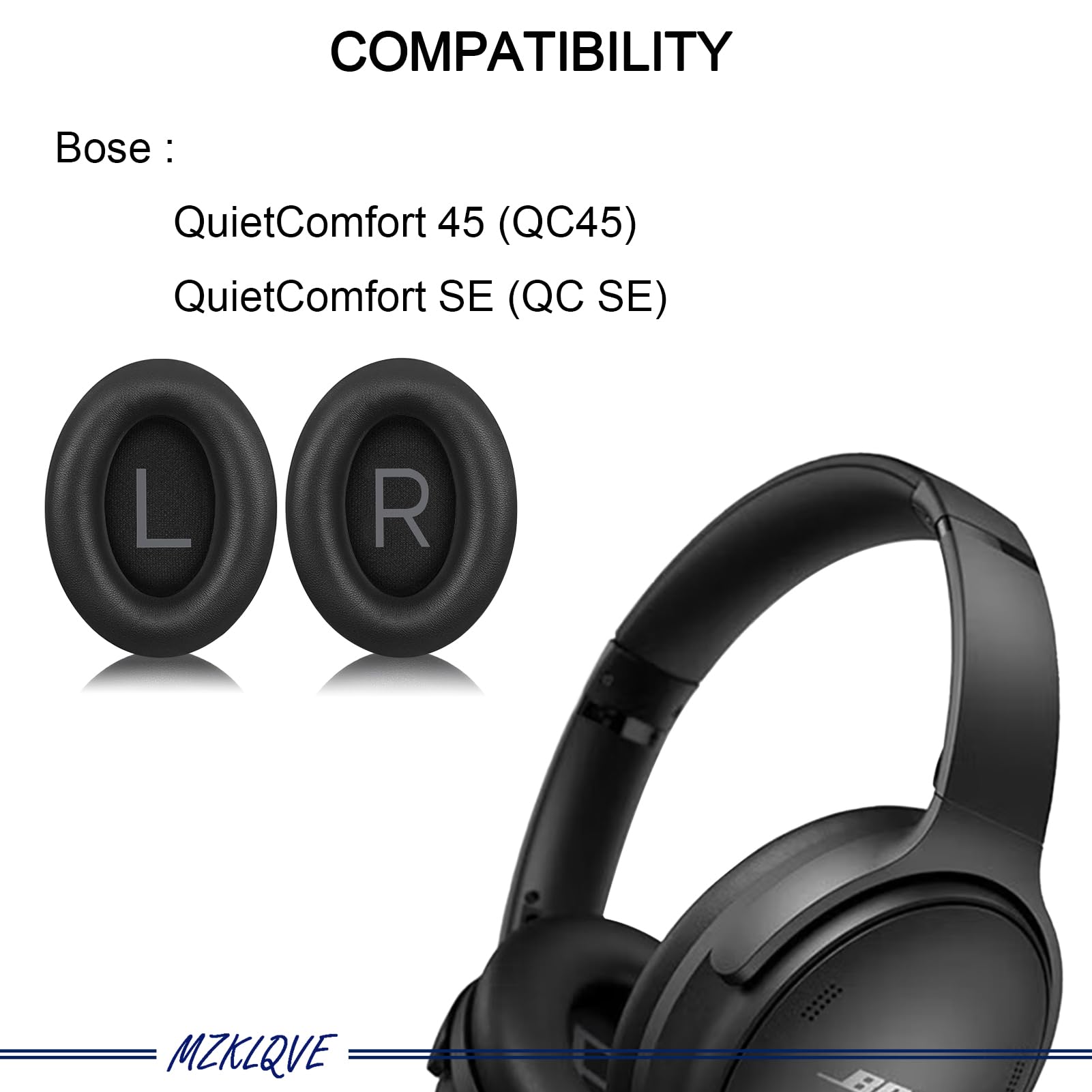 Amazon | QC45イヤーパッド - Bose QuietComfort 45、QC SE