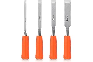 Versatile 4 Piece Wood Chisels Set for Precise Woodworking