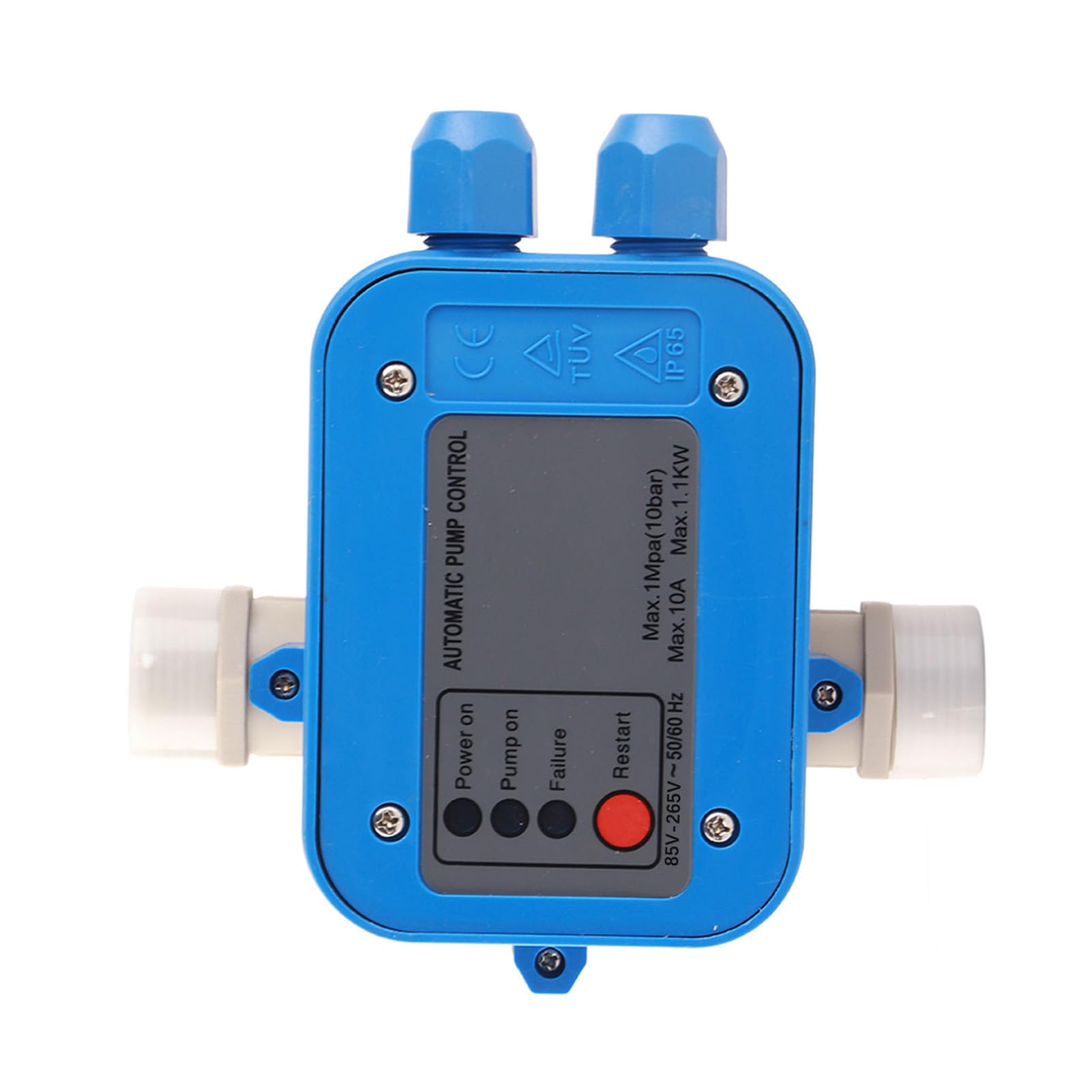 Automatik Pumpe Druck Schalter, Automatisch Pumpen Steuerung Druckwächter Druck Schalter Elektronische Automatischer Wasser Pumpen Druckregler mit Kabel für Haus Hof Garten 220V