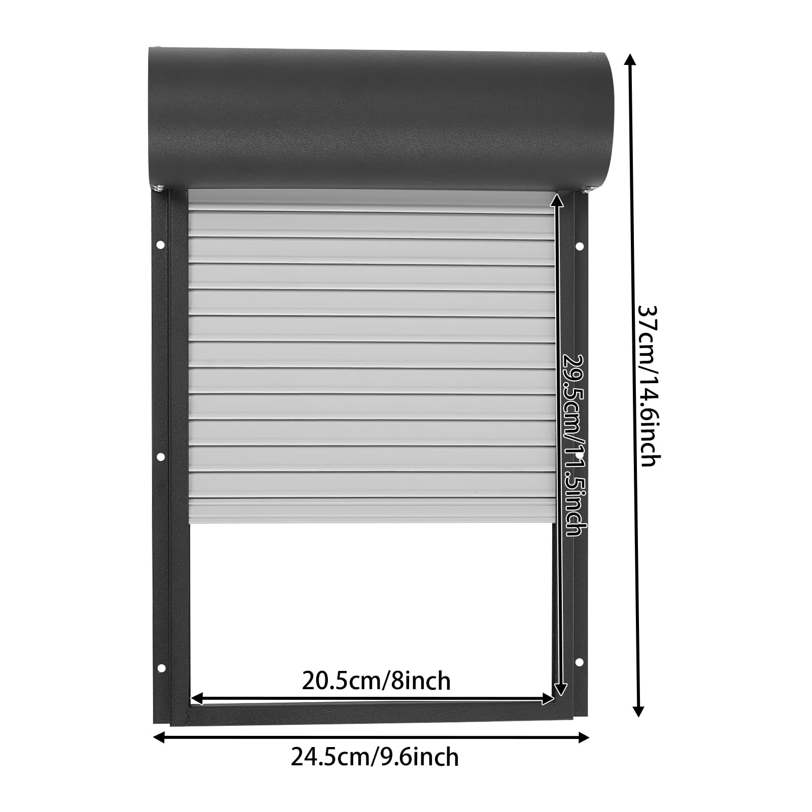 Puerta automática de gallinero solar de 5 W, puerta automática para gallinero, puerta eléctrica automática con mando a distancia, para gallinas, gansos, patos y otras aves pequeñas (negro)