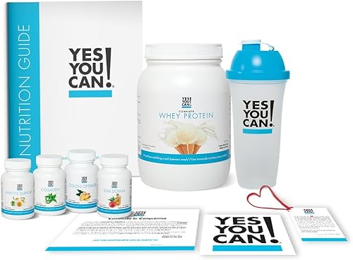 Yes You Can! Kit para amantes de la comida, proteína completa de suero de leche y suplementos, polvo alto en proteínas en deliciosos sabores,
