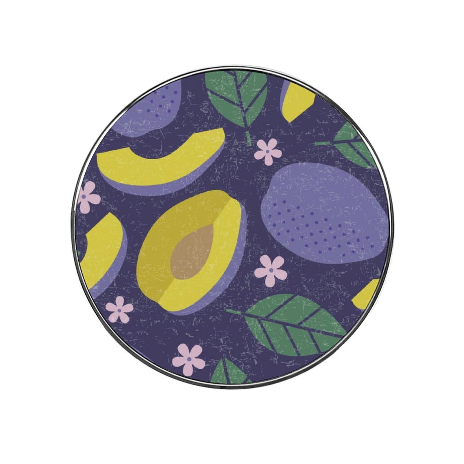Purple Fruit Alloy Fridge Magnet For Office Cabinet Refrigerator Whiteboard Photo