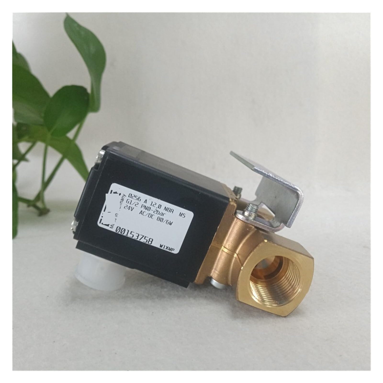 valvole a solenoide 0256 elettrovalvola ad azione diretta G1/2 pollici * 2/2 normalmente chiusa, sigillata in NBR, corpo valvola in ottone, 24 VUC,