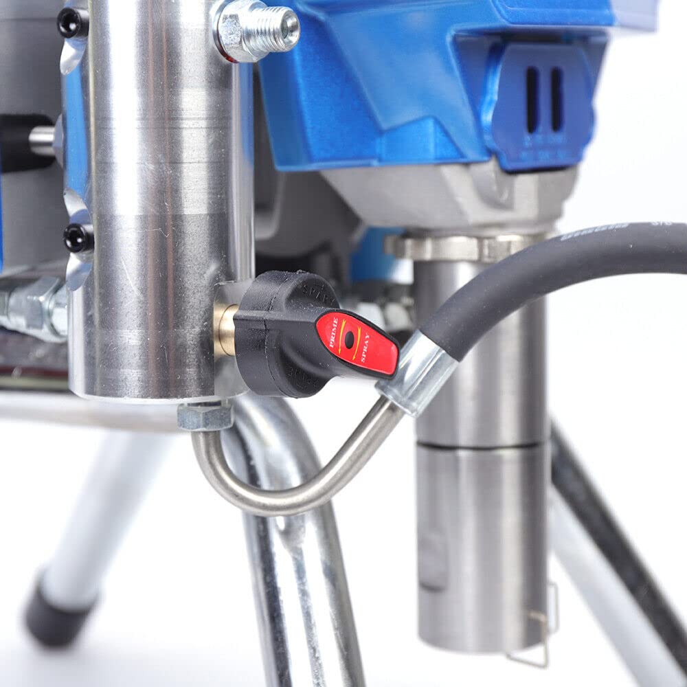 Pulverizador de pintura sin aire, 3000 W, alta presión, regulador de presión, 220 V, 50 Hz, 2,7 L/min, se puede utilizar para pintar, pintura de látex, color de suelo, azul