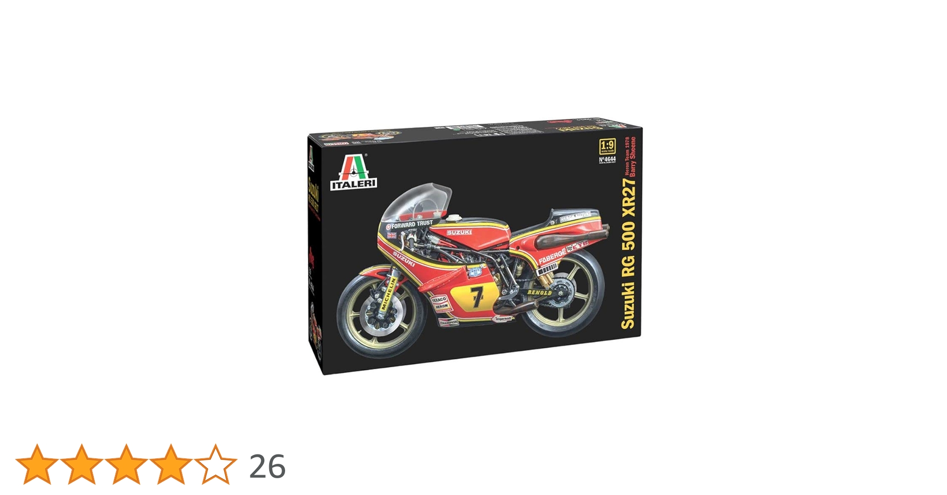 Amazon | Italeri Suzuki RG 500 XR27 Team Heron Barry Sheene