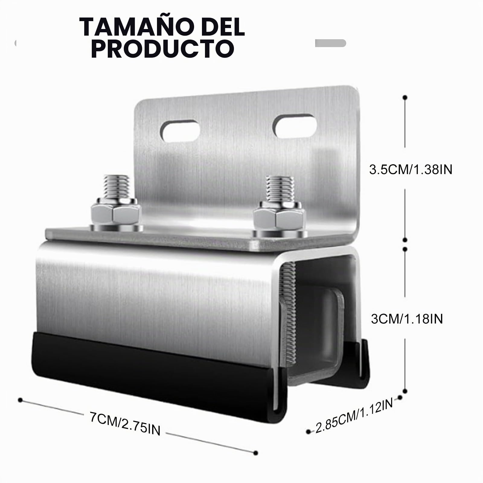 Roof Rack Mount Kits, 6 Piezas Barras de Techo de Acero Inoxidable 304 para Ducato Jumper Boxer ProMaster Movano para Paneles Solares, Terrazas, Toldos