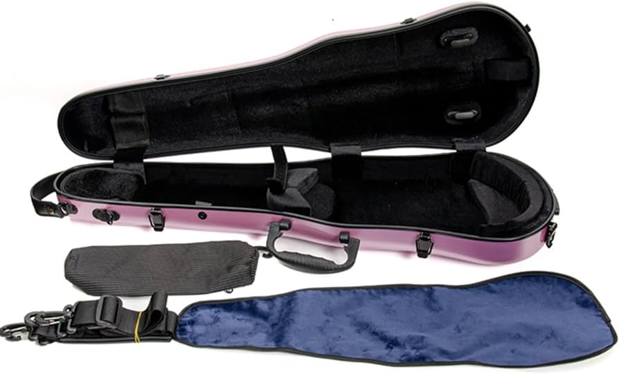 Amazon | ピンク 4/4 サイズ バイオリン ケース カーボンファイバー