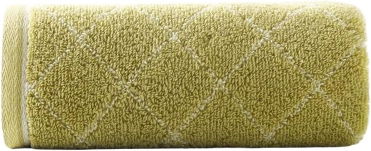 Cotton Washcloths 3 Pack Soft Absorbent Face Towels Ring Spun Cotton Wash Cloths for Bathroom(Light Green)