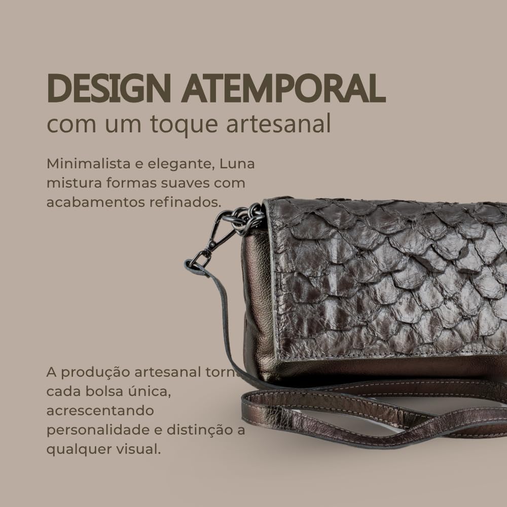 Bolsa Luna em Couro Legítimo de Pirarucu Sustentável, Alça Intercambiável, Tamanho Único – Marca Sool em promoção! Veja a oferta e mais achadinhos de Bolsas 3 Hoje é o melhor dia para comprar Bolsa Luna em Couro Legítimo de Pirarucu Sustentável, Alça Intercambiável, Tamanho Único – Marca Sool com aquele preço maroto! Promoção! Aproveite a oferta! 3