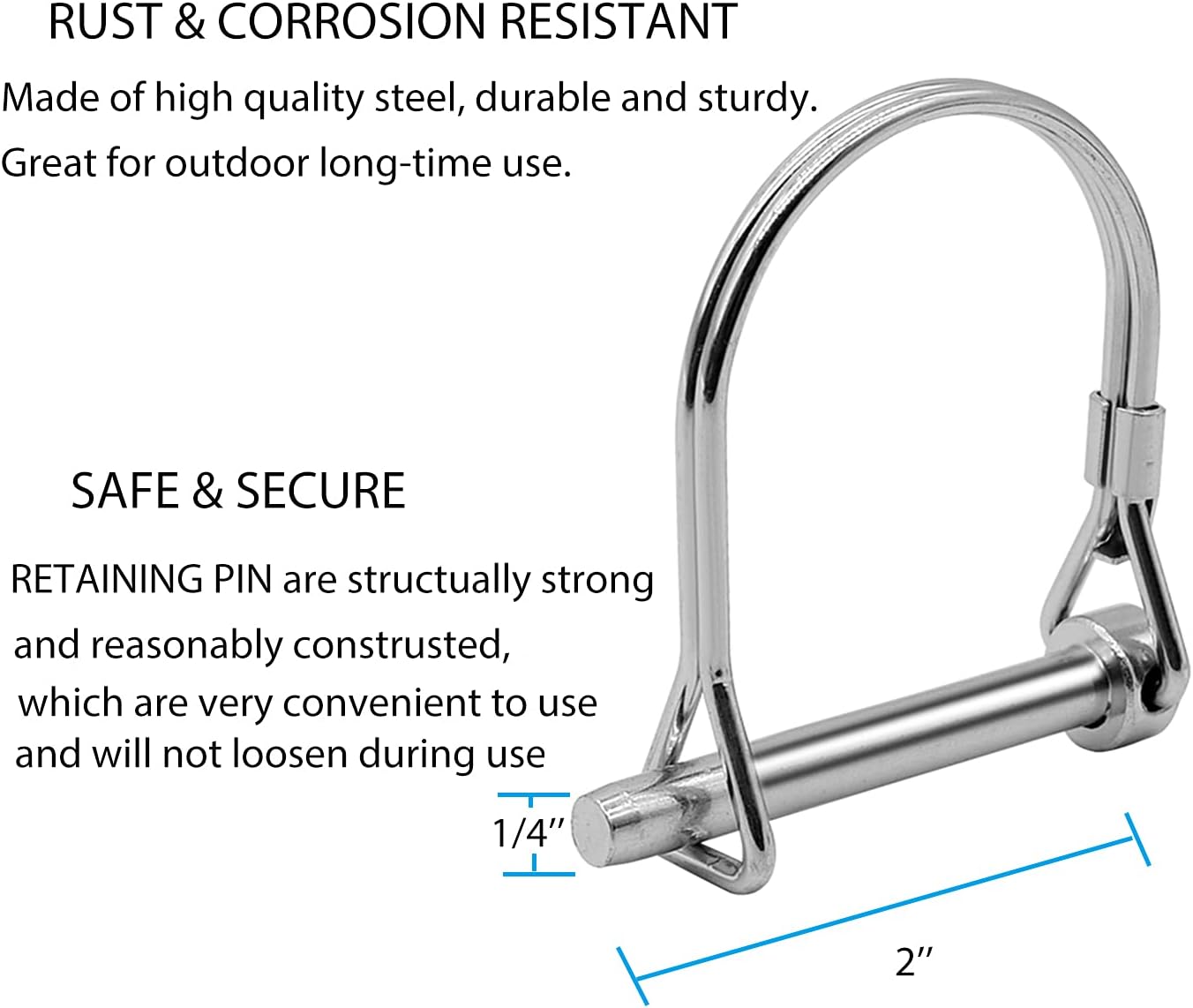 Thinvik Stainless 12MM Hitch Compatible Replacement Image