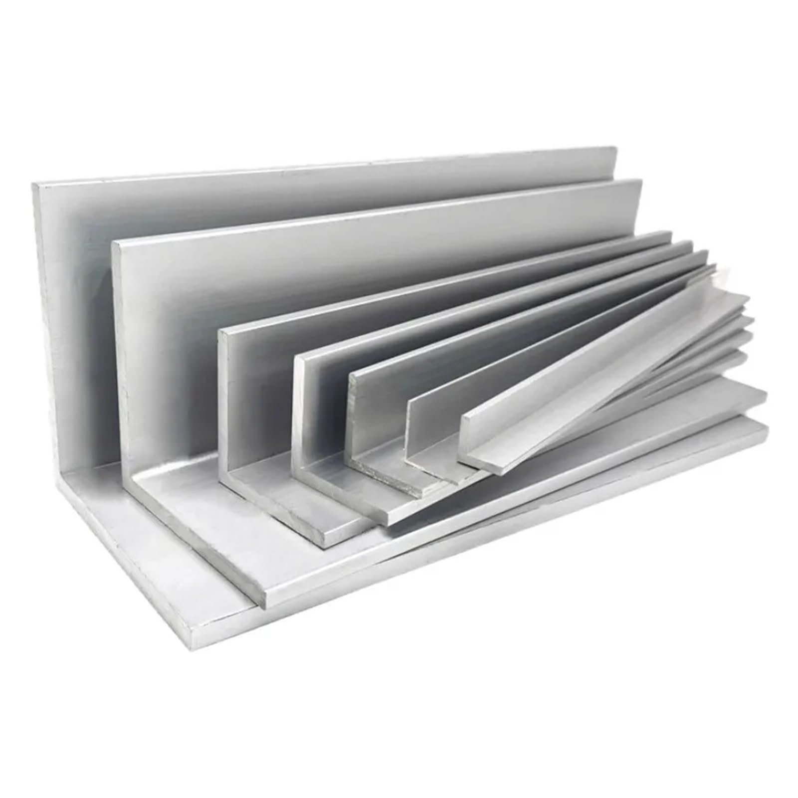 50x75mm de espesor 5mm 6063 ángulo recto de aluminio en forma de L aleación de aluminio ribete de aluminio perfil triangular