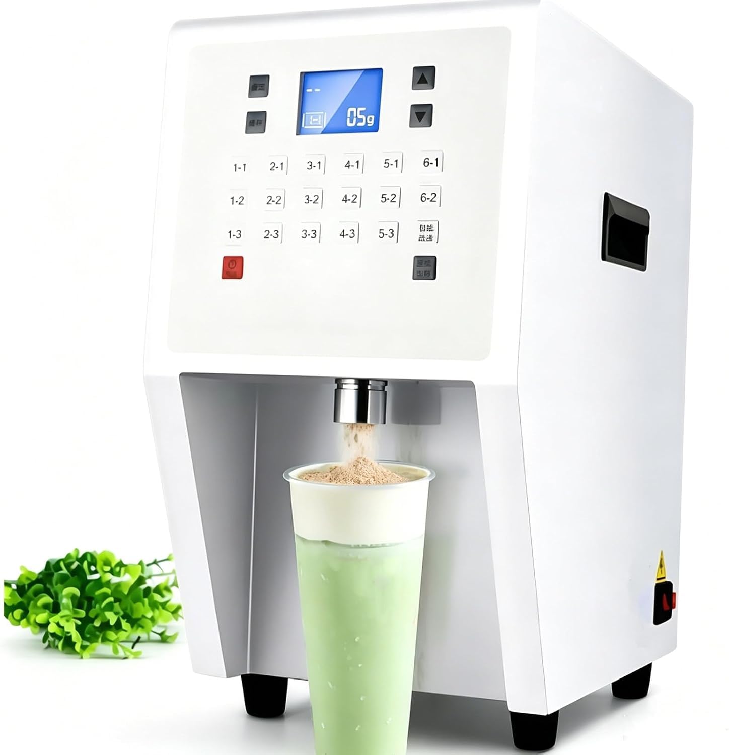 XCSCUK Commercial Automatic Powder Dispenser Machine,Digital Coffee Powder Dispensing Machine,for Sugar,Coffee,Cocoa, Milk Dispensing