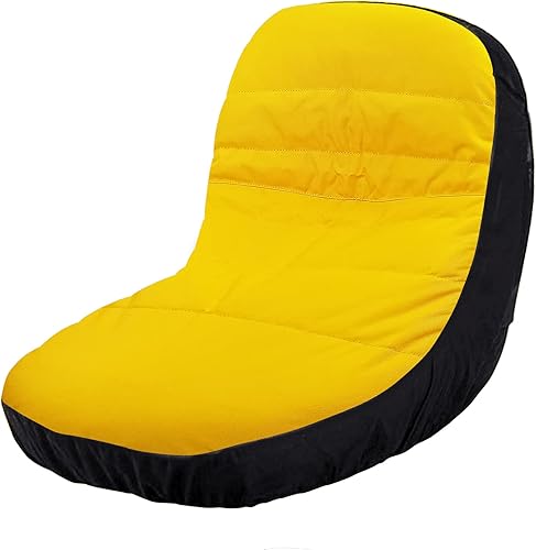 Virtionz - Funda de asiento para cortacésped (mediana) LP92324 para cortacésped John Deere de hasta 15 pulgadas de alto (para bolsillos prácticos)