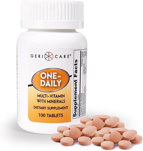 GeriCare Multi-vitaminas y minerales de un día, tabletas de suplementos dietéticos (300 unidades (paquete de 1))