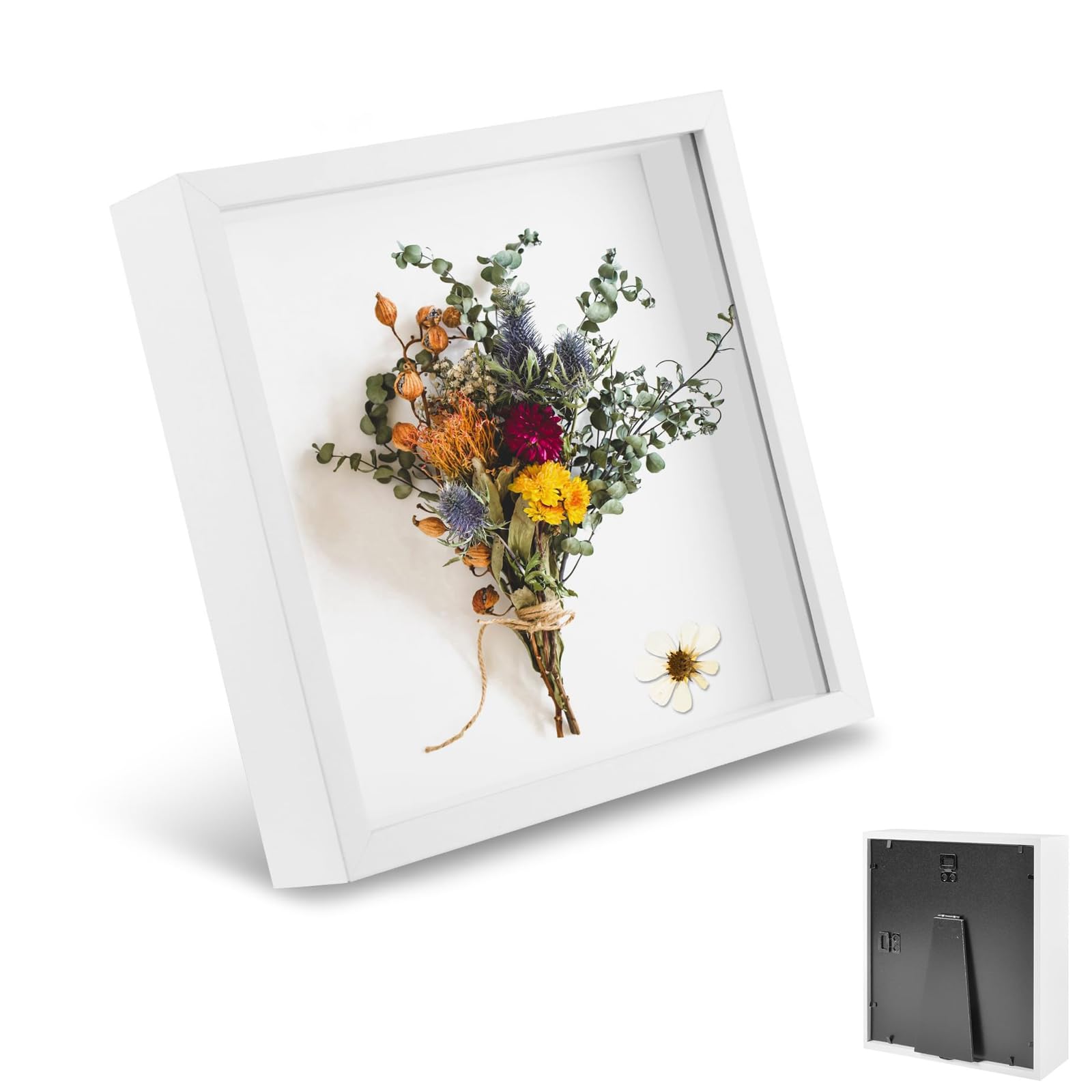 Lijsten Nederland | Diepe fotolijst Bunda 20x28 cm | essenhout, natuur, gelazuurd | normaal glas