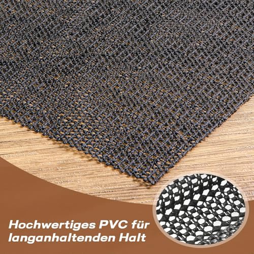 Base antideslizante de PVC de 50x65 cm reutilizable y lavable color negro 3