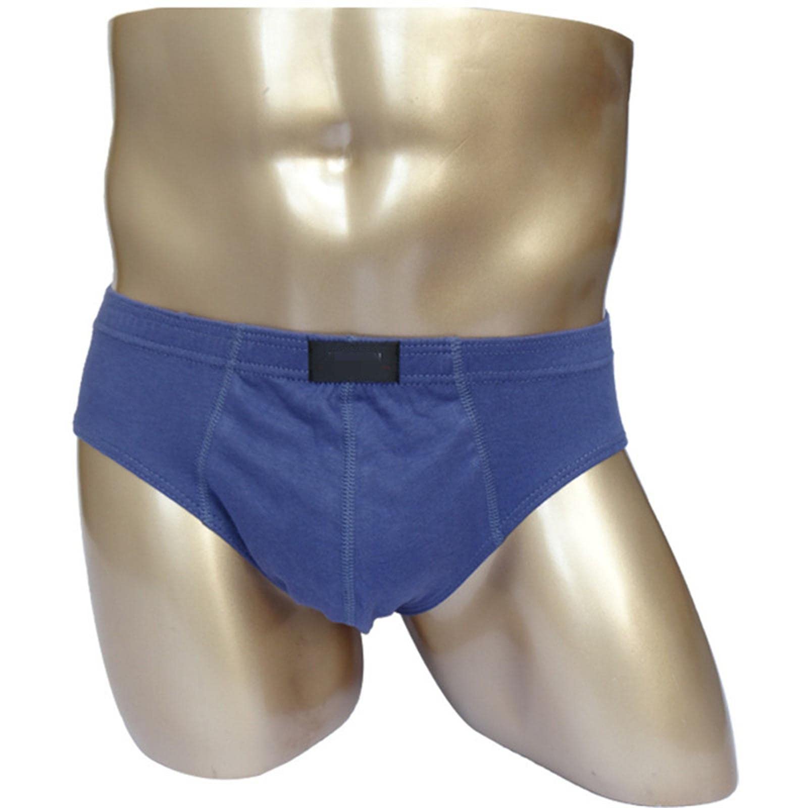 Calzoncillos Hombre Breve Hombres Sólidos 6 Unids Pantes De Comunzgulo De Algodón Más Tamaño