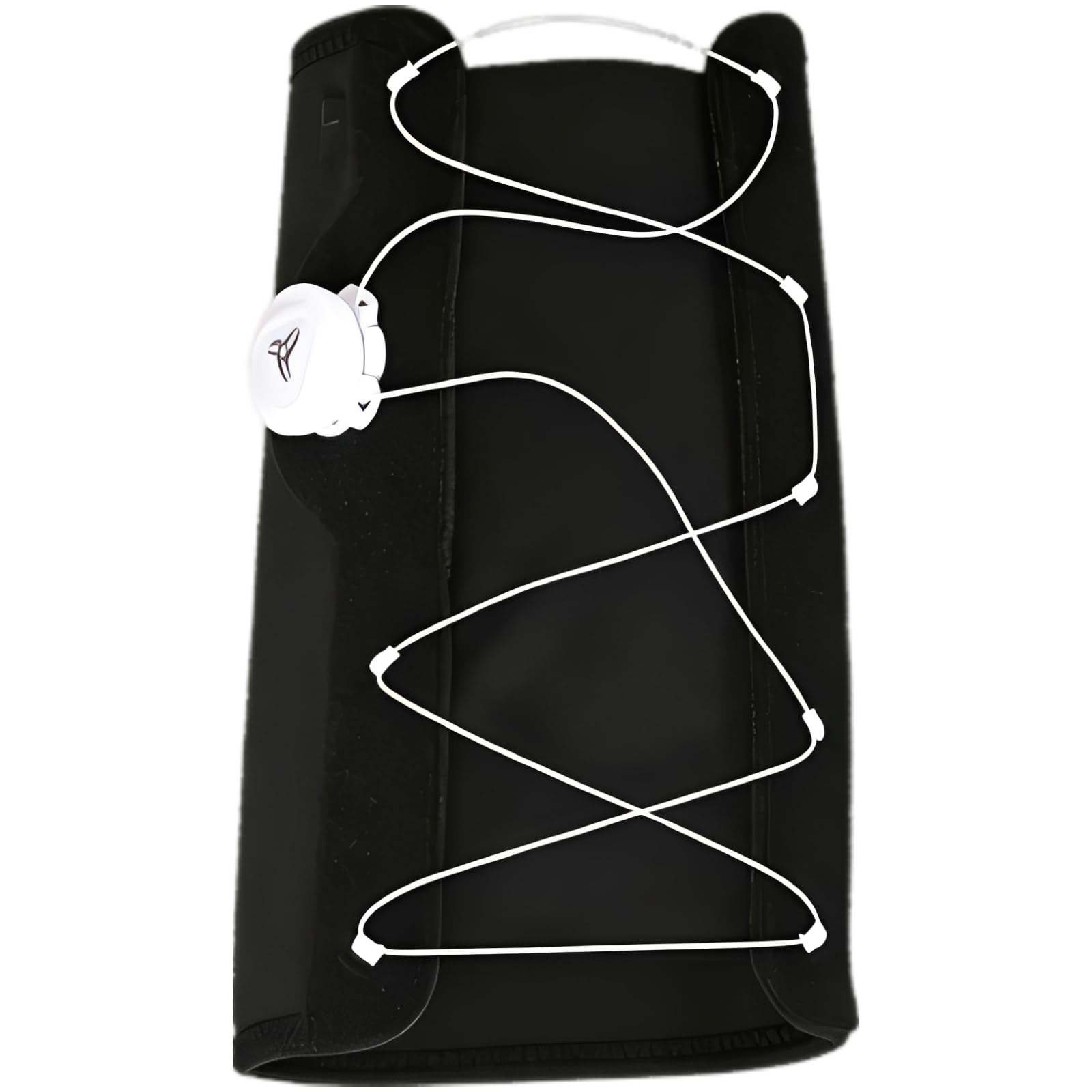 Generisch Supporto per allenamento e gomito con manopola a sgancio rapido, supporto per braccio da golf da 23 cm con 4 barre in acciaio, per la parte superiore del braccio da 24 a 28 cm, per