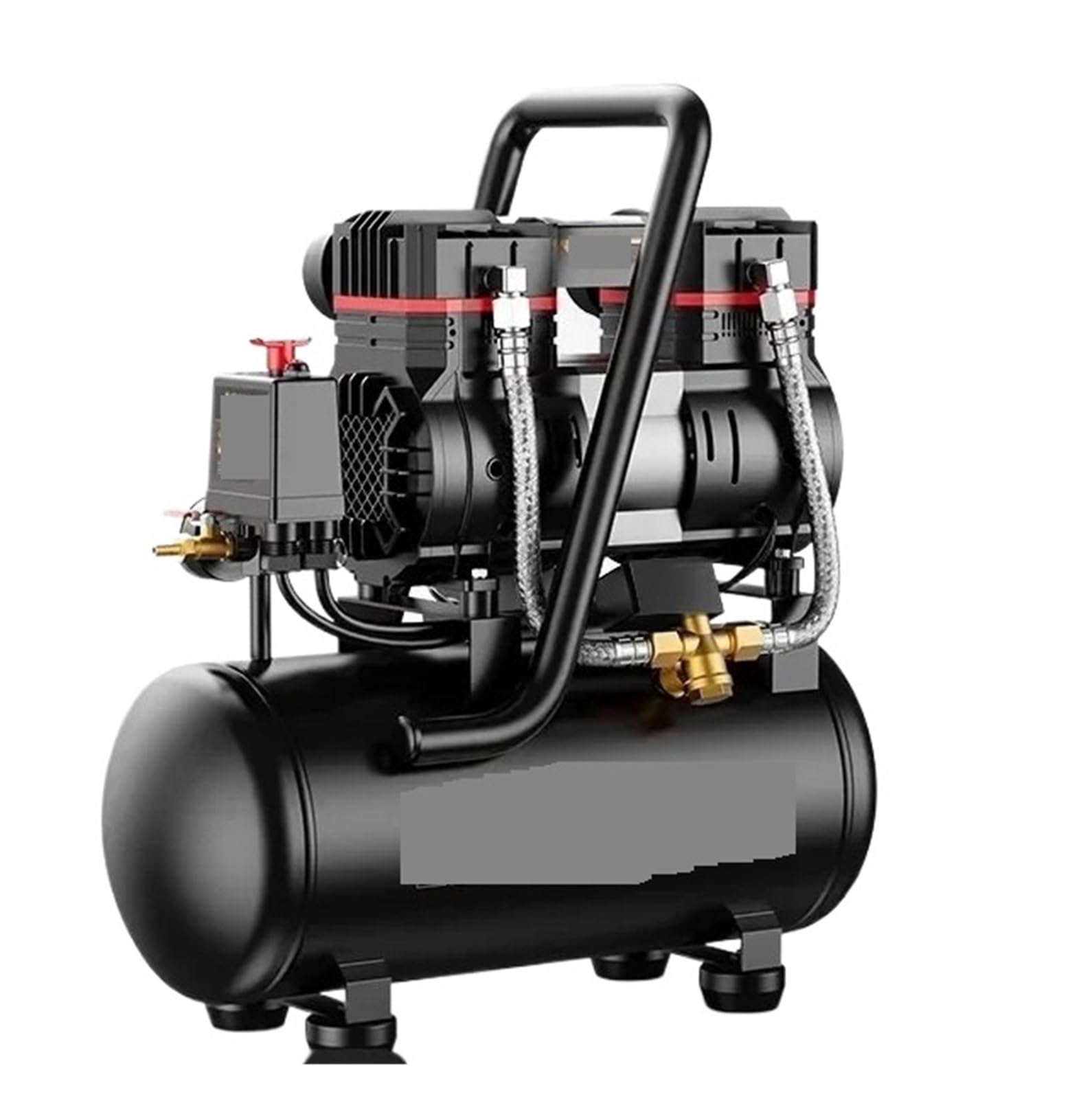 Silent Air Compressor 220V Portable Industrial Grade Woodworking Silent High Pressure Air Compressor Pump(3990W-30L-1)
