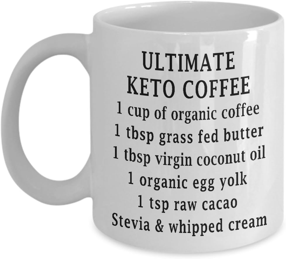 Keto Coffee Mug, Keto Ultimate Ketosis Coffee, Bulletproof