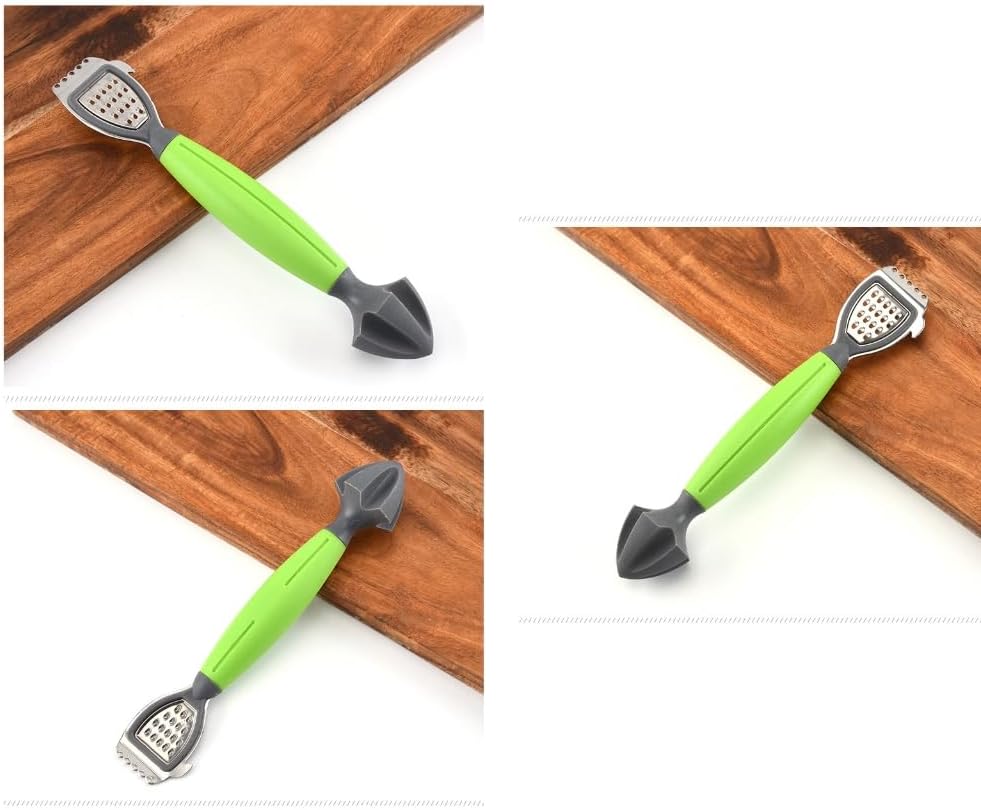 Multifunction Lemon Zester Grater Juicer Kitchen Gadget with Ergonomic Handle