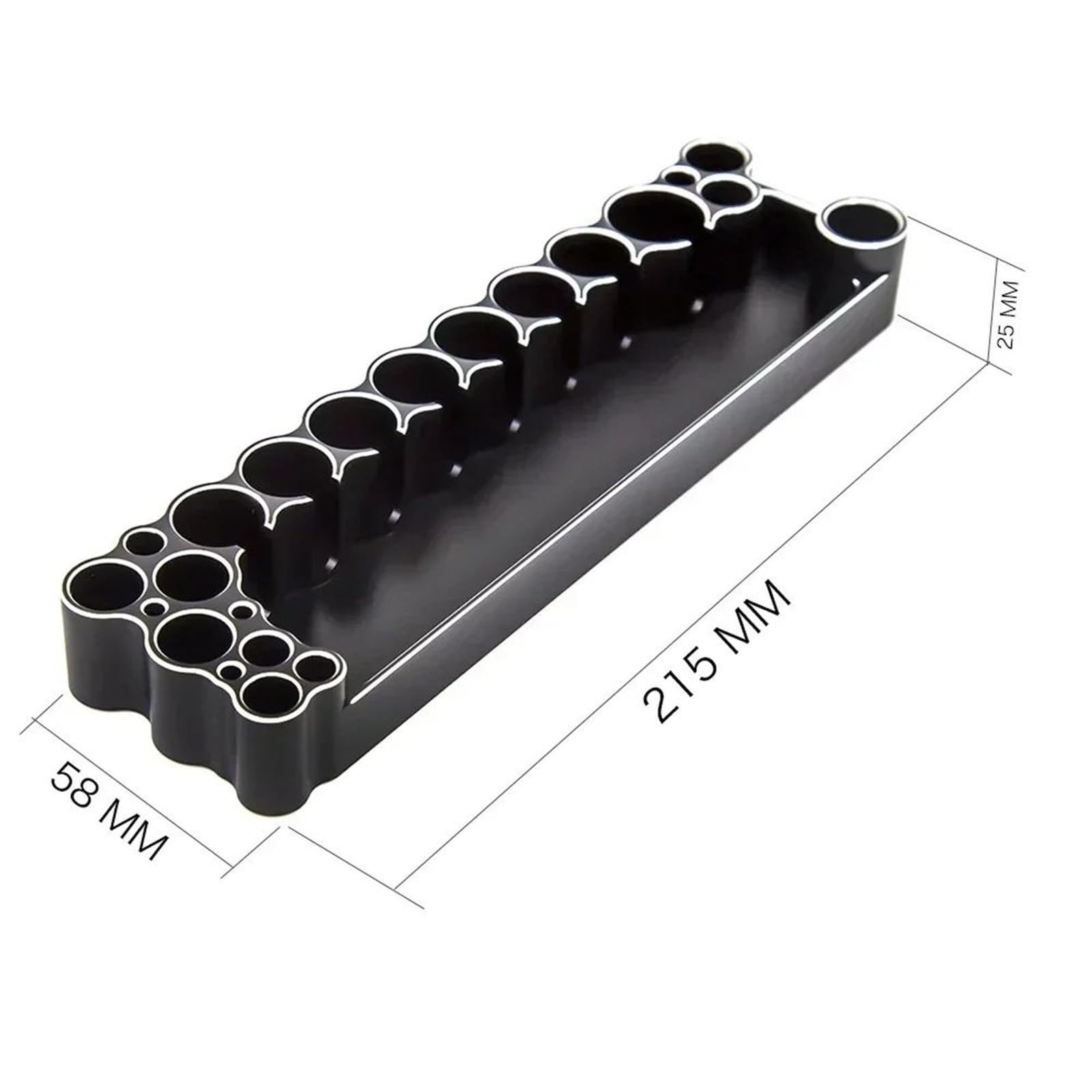 Accesorios RC Estante Almacenamiento Herramientas Destornillador Soporte Bandeja Enchufe Metal para Axial para SCX10 para TRX4 RC Piezas Actualización Coche
