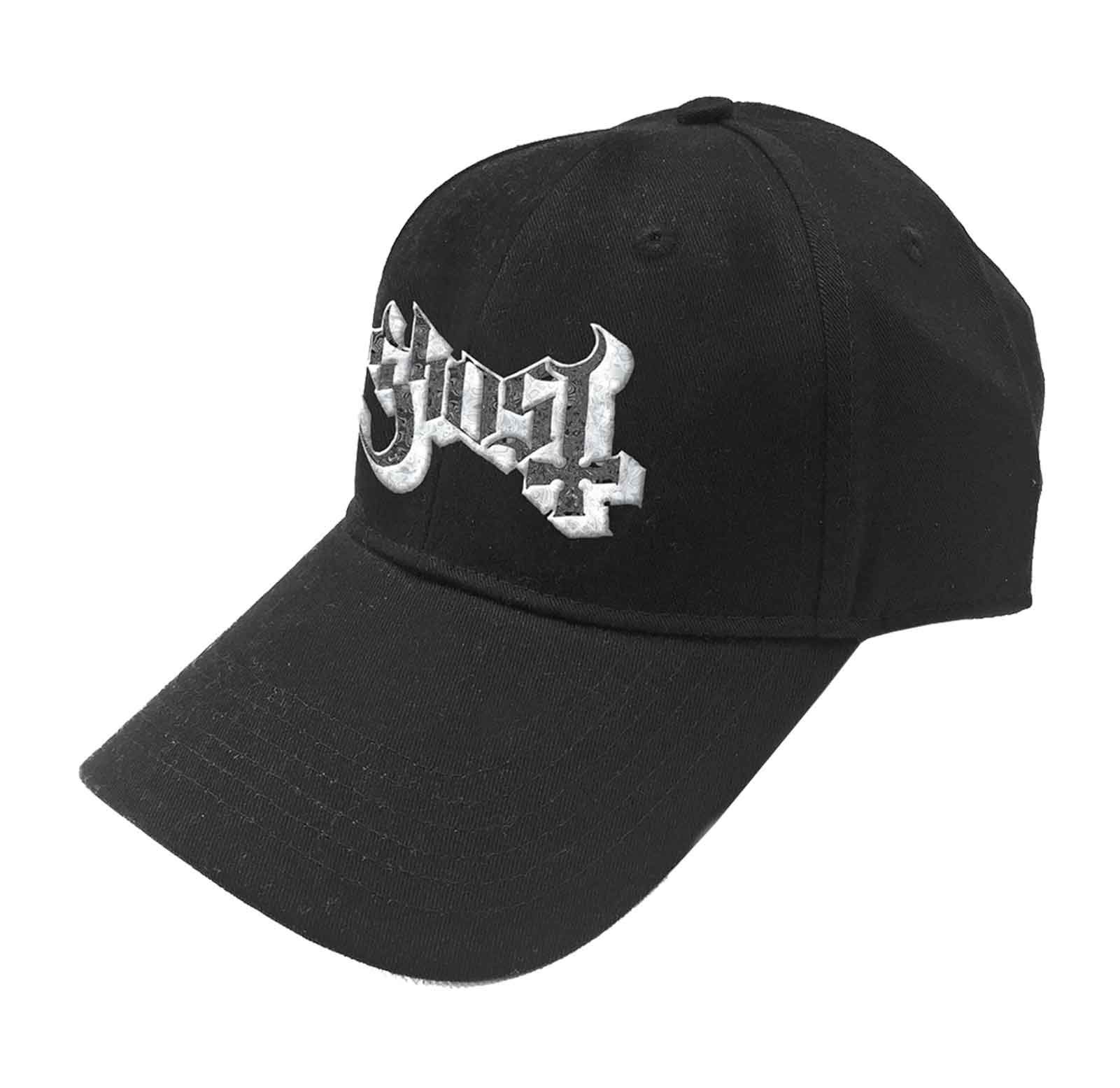 Ghost - Metallic Silver Applique Logo Official Licensed Baseball Cap New