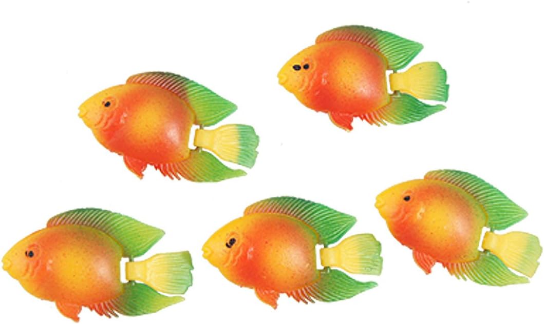 Jardin Aquarium Floating Plastic Fish Decoration, 10Piece
