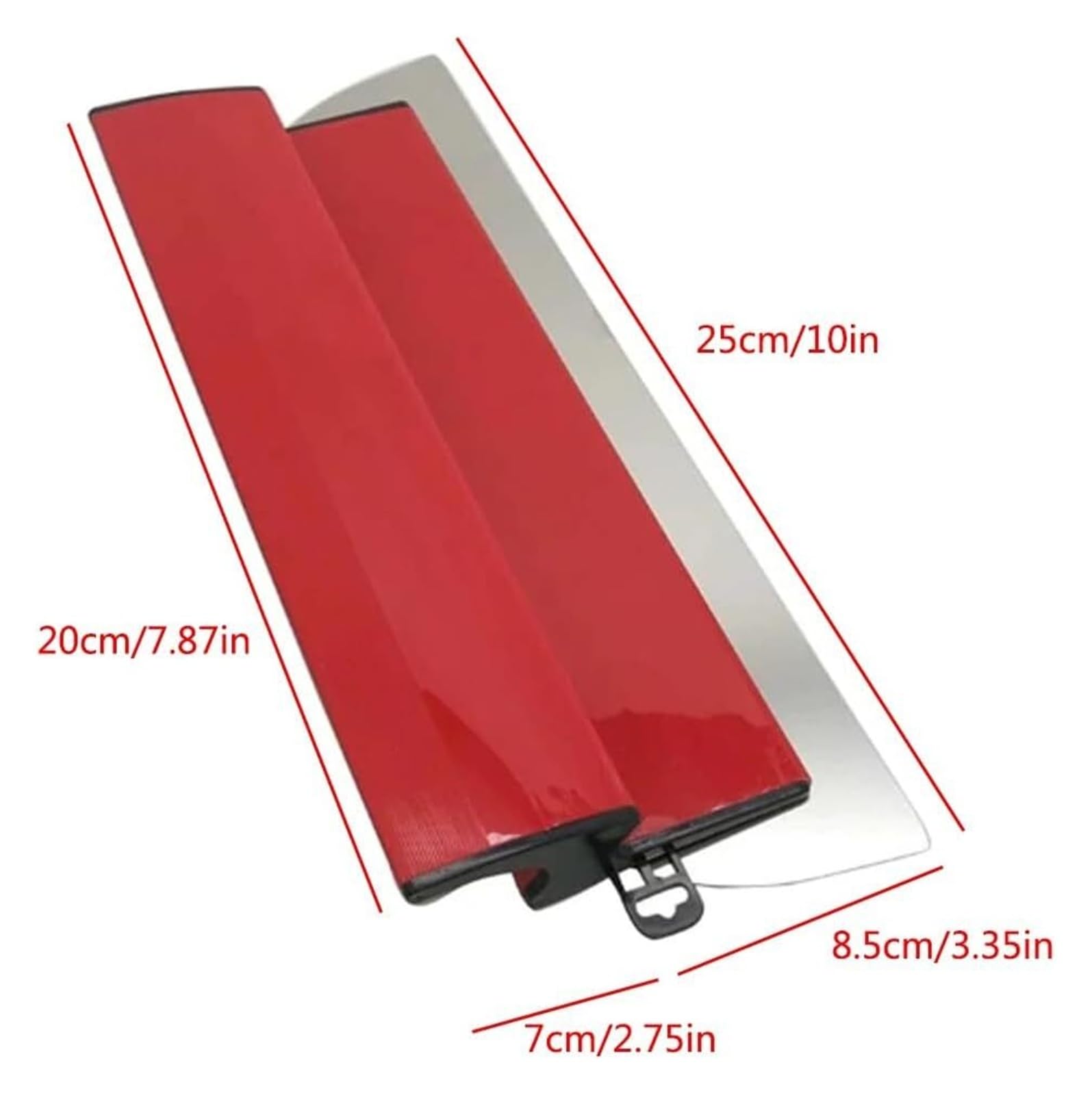 Cazzuola per cemento, Cazzuola resistente for intonacatura di cartongesso, spatola for finitura pittura for cemento e pannelli calcestruzzo