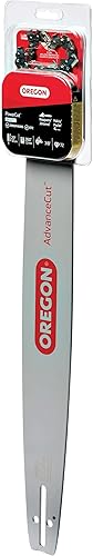 Miniatura 11 de Oregon 584271 Combo de barra guía de motosierra y cadena, longitud de la barra de repuesto PowerCut 20 pulgadas (50cm) con juego de cadena, paso de