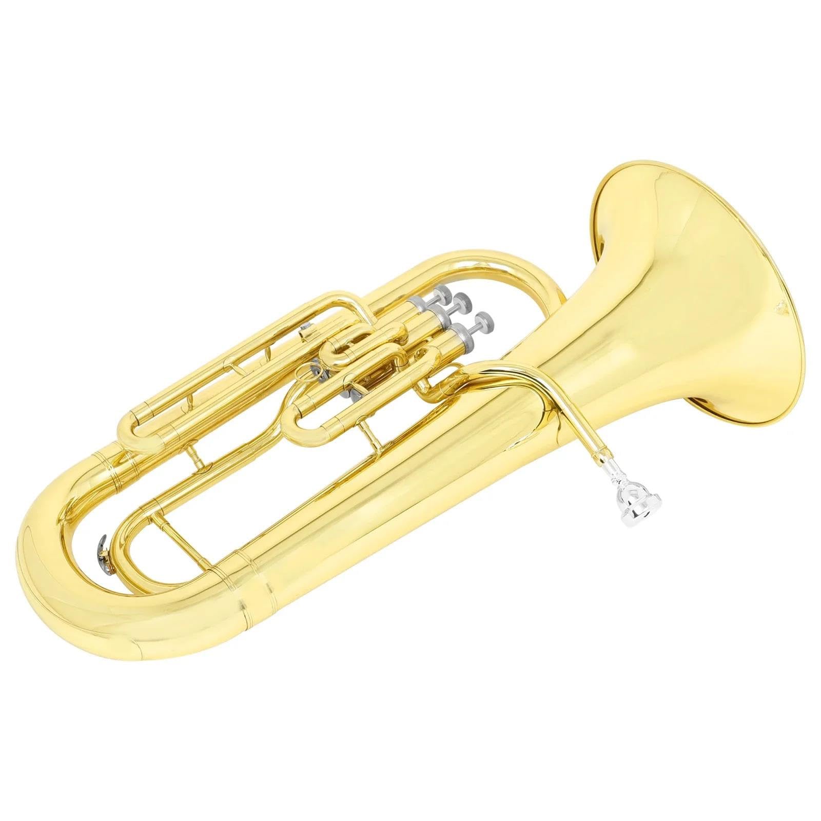 Eufonium Instrumenty Muzyczne Profesjonalne Instrumenty Muzyczne Euphonium Baryton Z Potrójnym Kluczem Bb Brass Zawierają Akcesoria